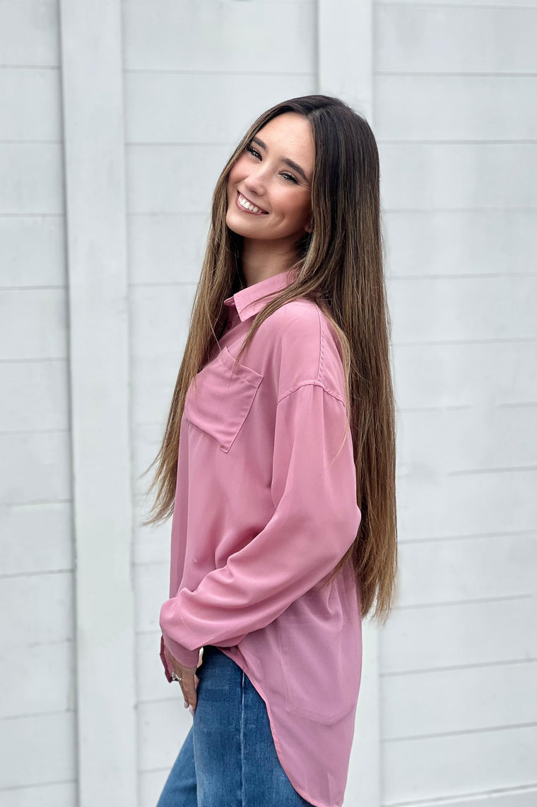 Gorgeous In Pink Blouse