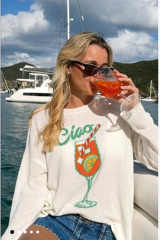 Show Me Your Mumu Woodsy Sweater Ciao Cocktail