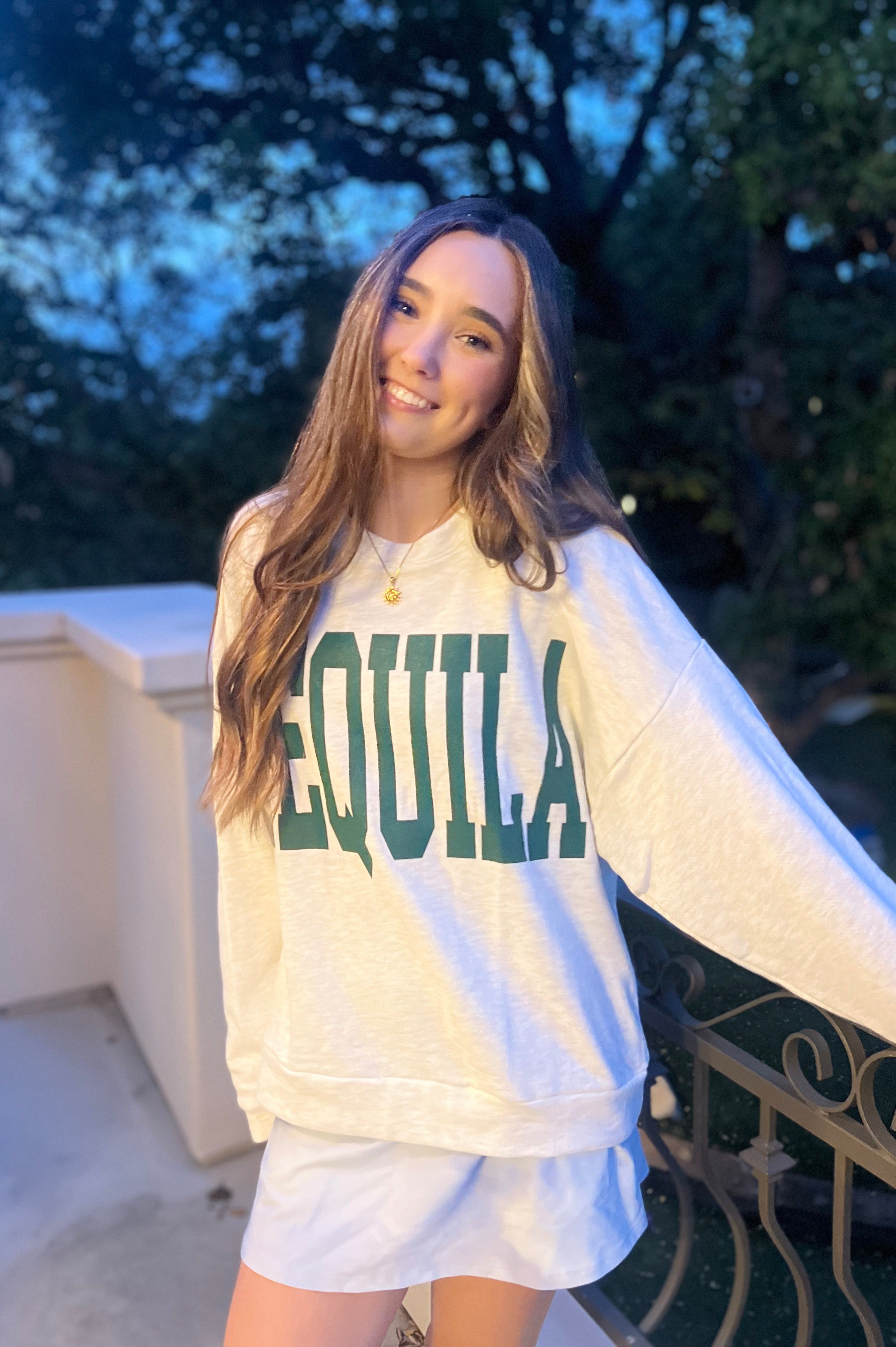 Tequila Graphic Pullover