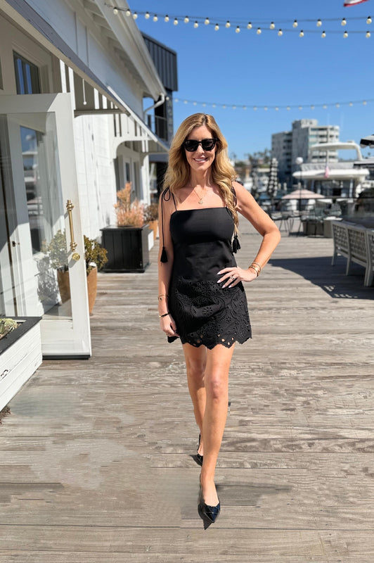 Tea at the Ritz Dress Black
