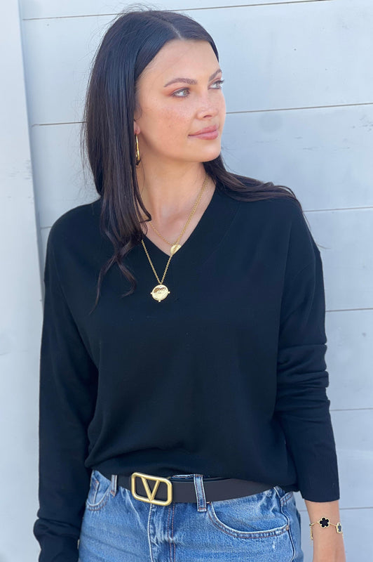Brooks Casmere Blend Top Black