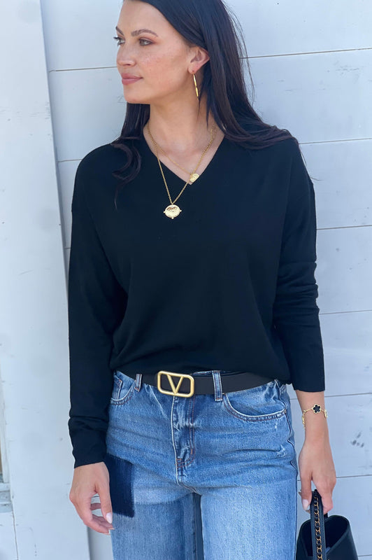 Brooks Casmere Blend Top Black