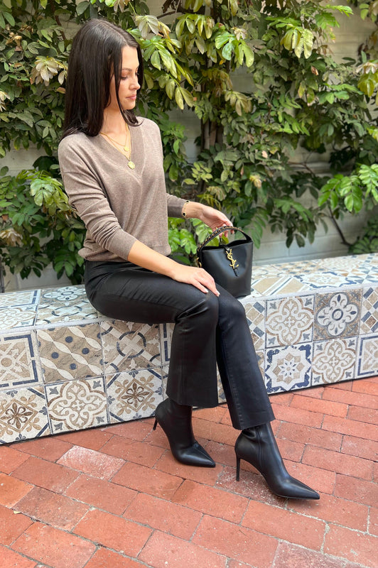 Brooks Casmere Blend Top Taupe