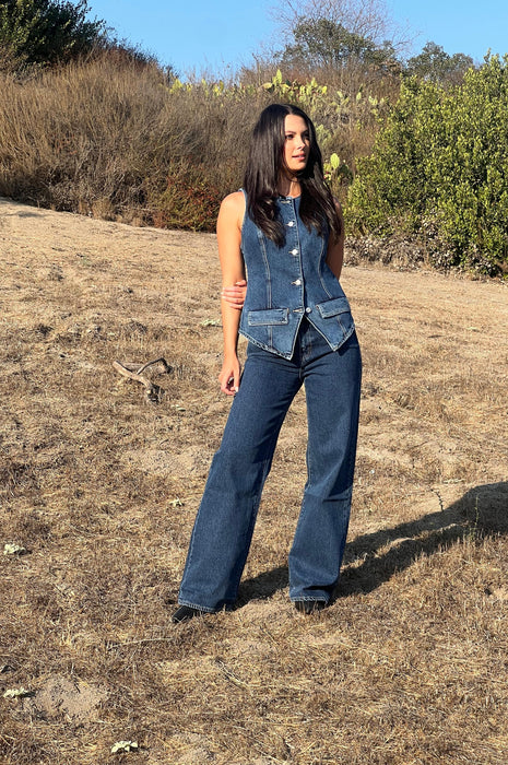Show Me Your Mumu Midland Wideleg Deep Well Indigo