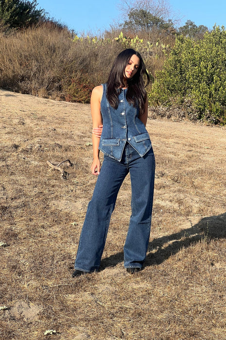 Show Me Your Mumu Midland Wideleg Deep Well Indigo
