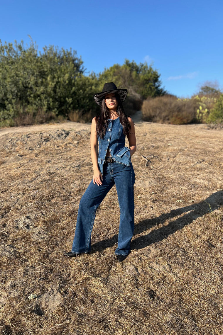 Show Me Your Mumu Midland Wideleg Deep Well Indigo