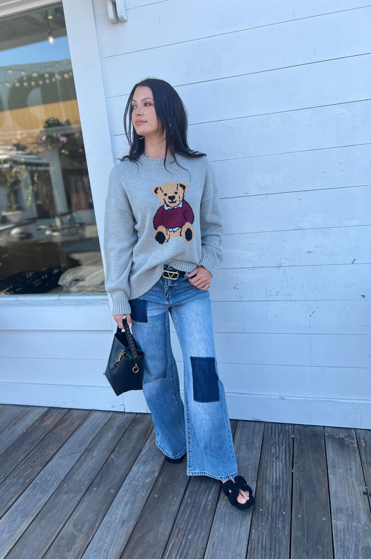 Teddy Bear Sweater Grey
