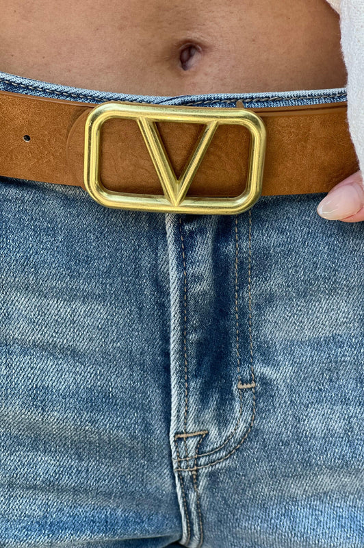 V Belt Cognac
