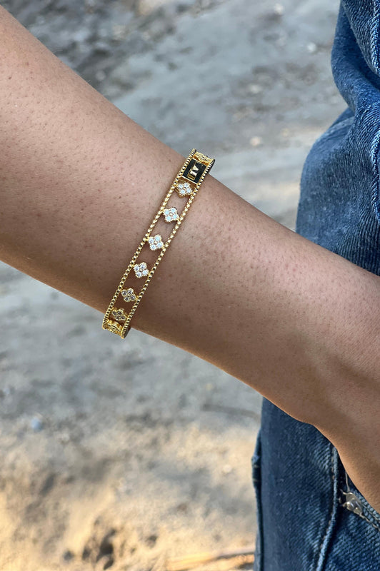 Grazie Clover CZ Bracelet