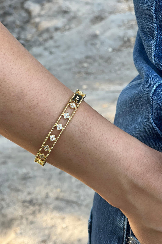 Grazie Clover CZ Bracelet