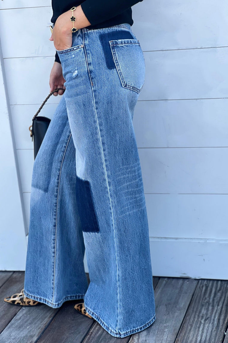 High Rise Relaxed Wide Leg