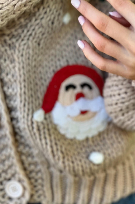HO HO Beige Cardigan