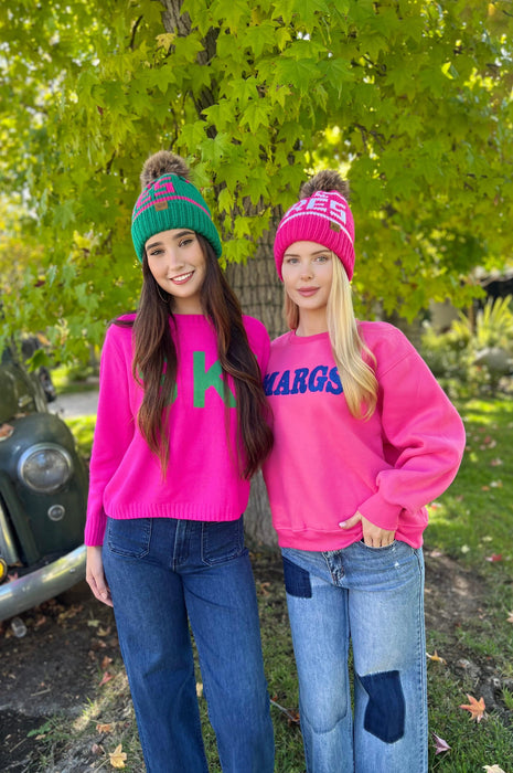 MARGS Sweater Pink Blue