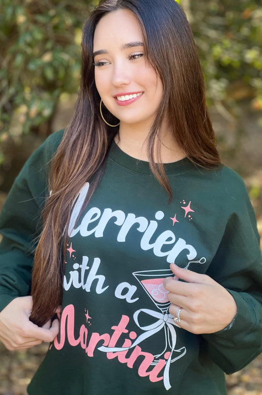 Merrier With a Martini Hunter Green