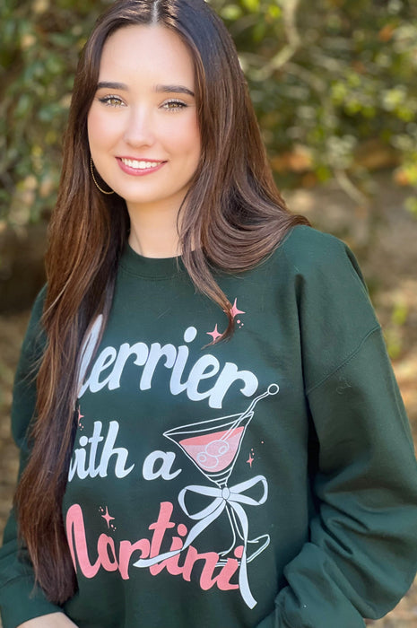 Merrier With a Martini Hunter Green