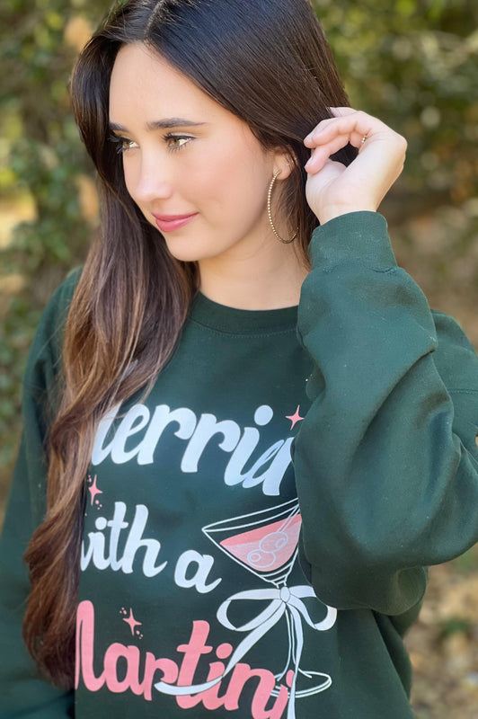 Merrier With a Martini Hunter Green