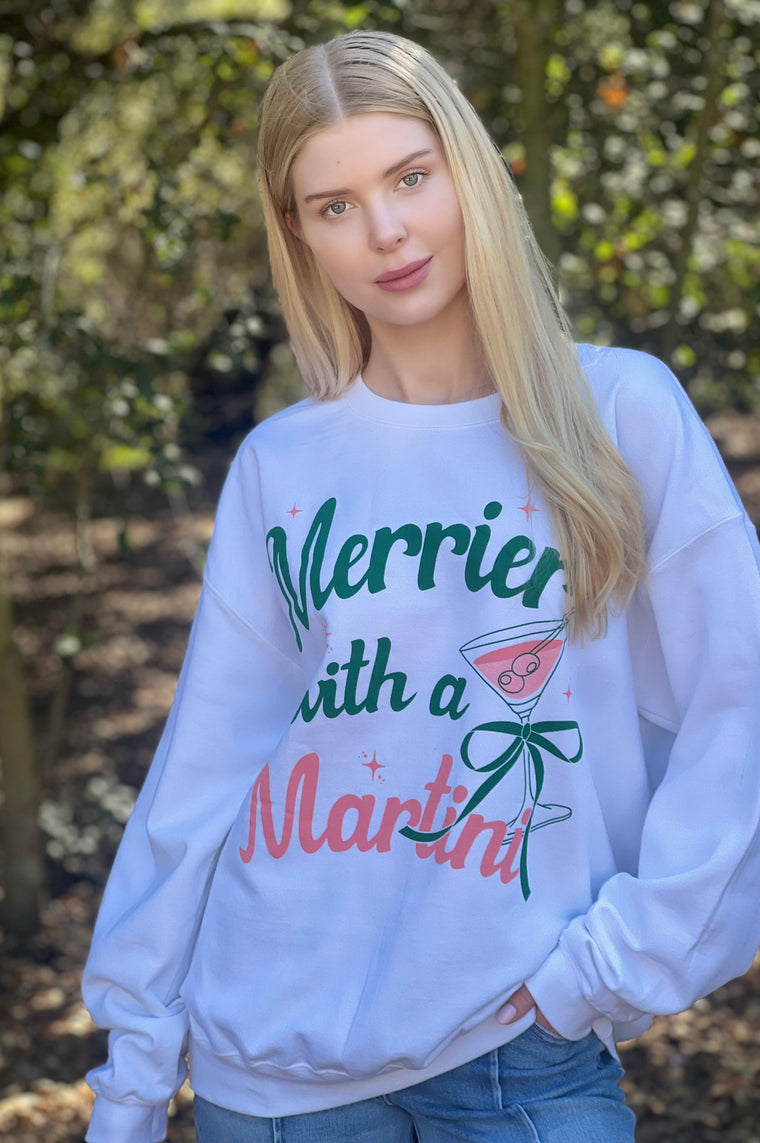 Merrier With a Martini Hunter White