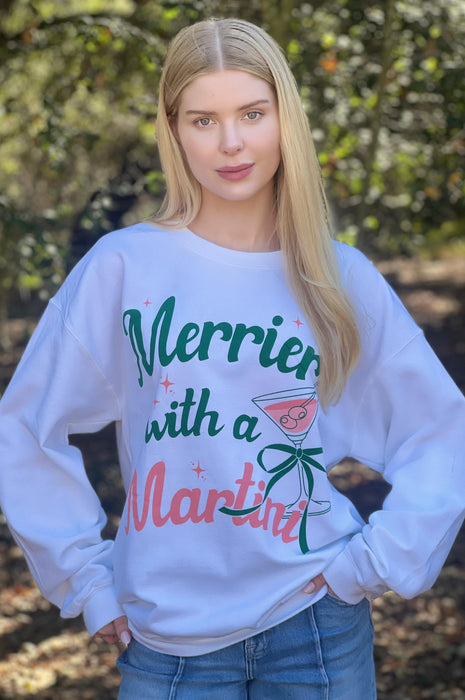 Merrier With a Martini Hunter White