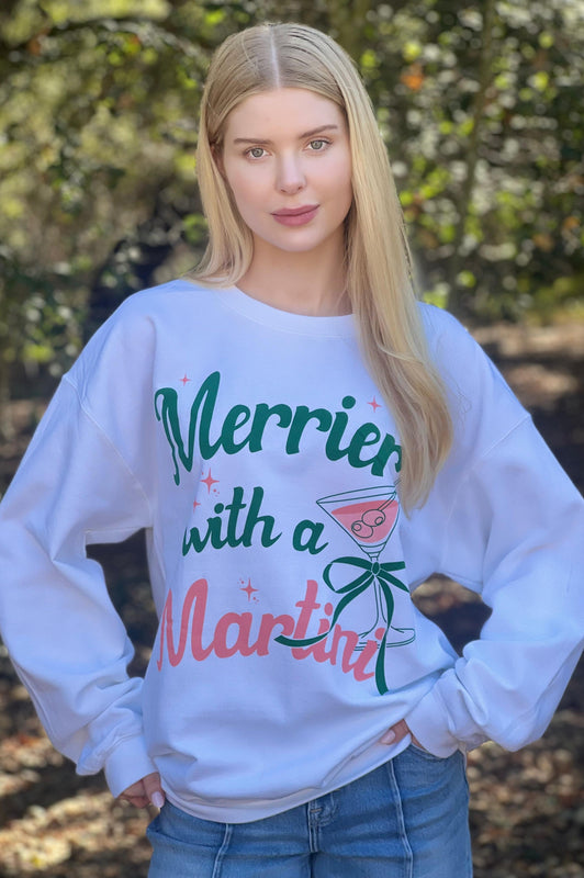 Merrier With a Martini Hunter White