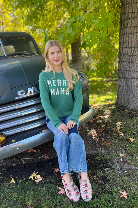 Merry Mama Pullover Heather Forest