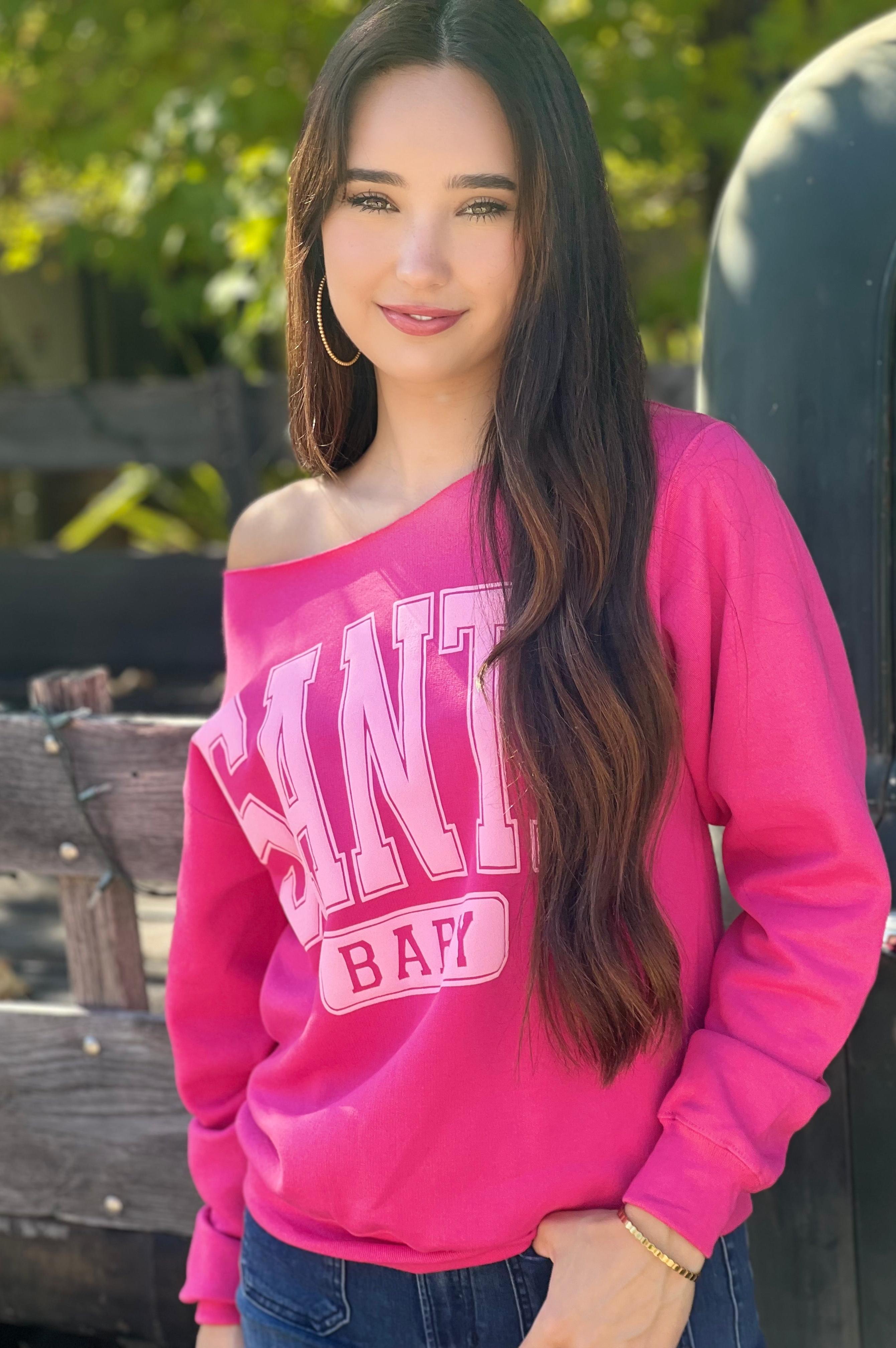 Santa Baby off the Shoulders Pink