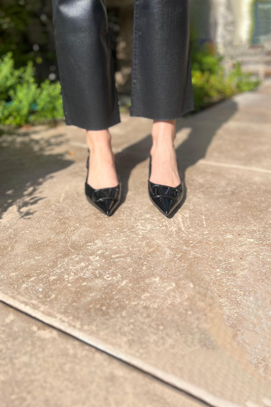 Clementine Kitten Heels Black