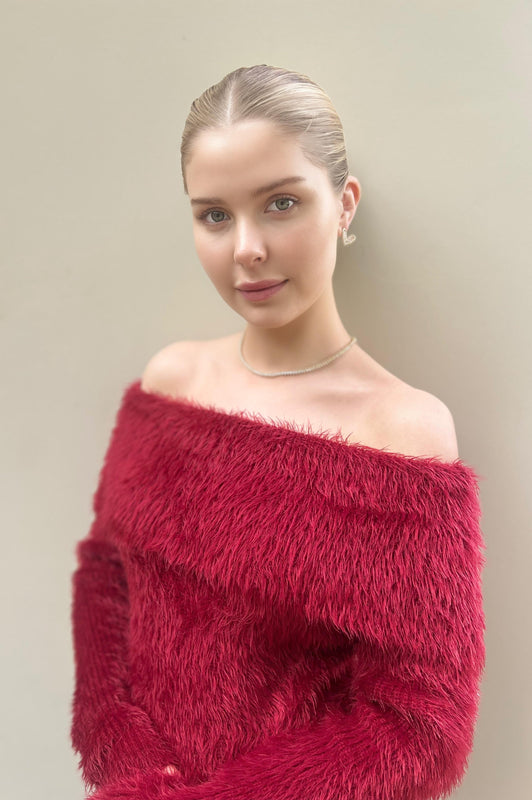 Red Furr Sweater