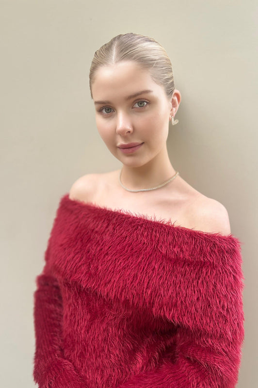 Red Furr Sweater