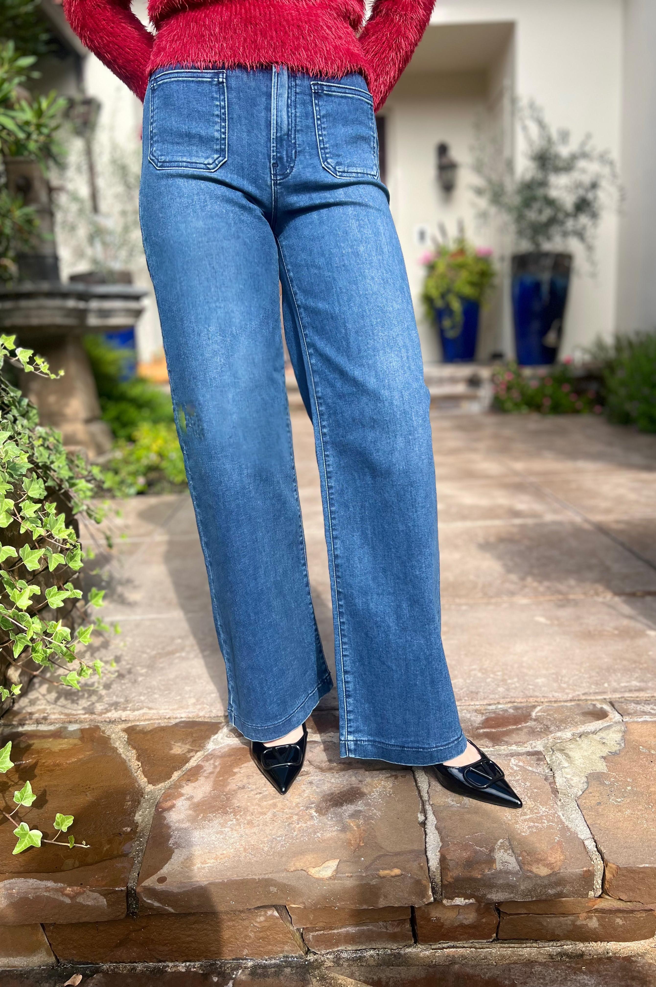 Pocket Blue Denim Jeans