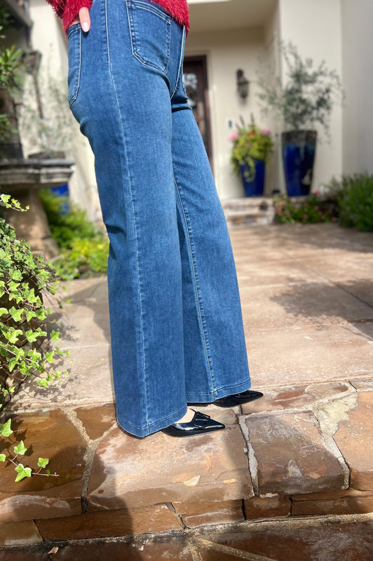 Pocket Blue Denim Jeans