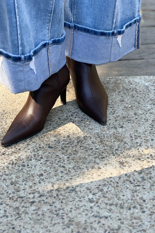 Shivanna Booties Chocolate