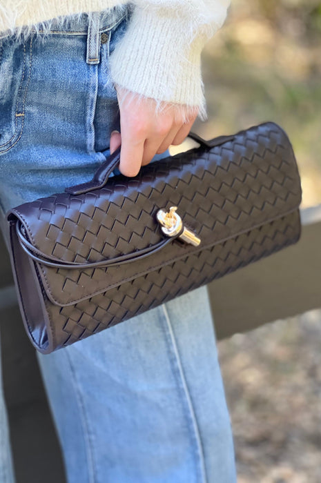 Alice Clutch Bag Dark Cacao