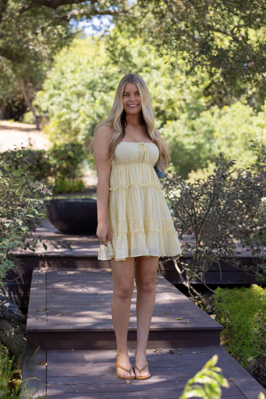 Lemon Ice Mini Dress