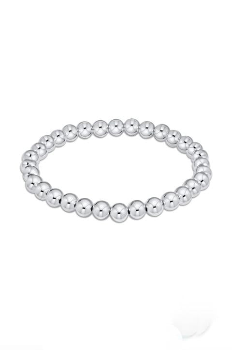 Classic Sterling 6mm Bead Bracelet