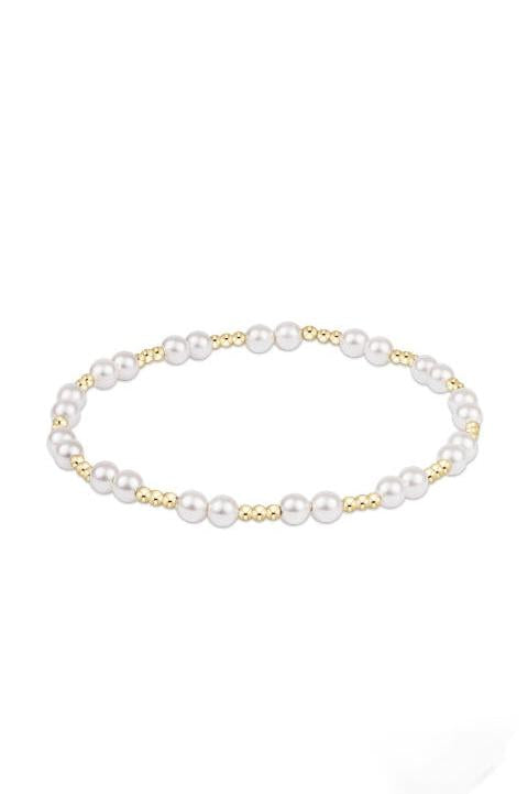 Together Pearl 4mm Bead Bracelet