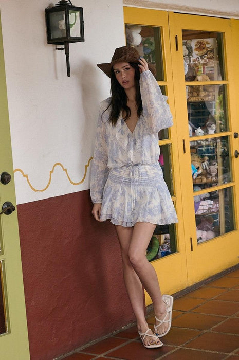 Willow Wisp Dress Blue Floral