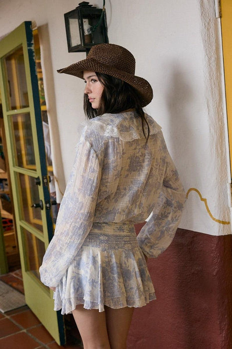 Willow Wisp Dress Blue Floral