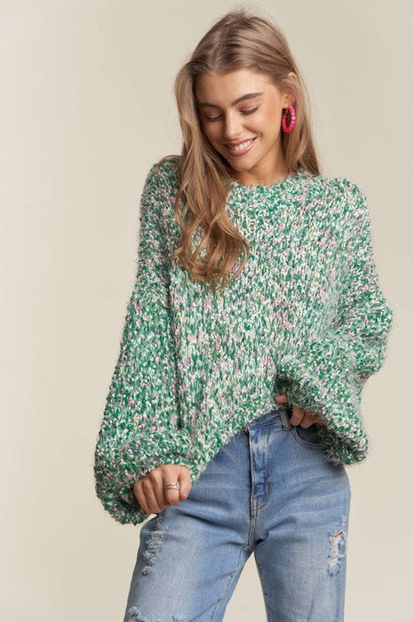 Floret Sweater Green