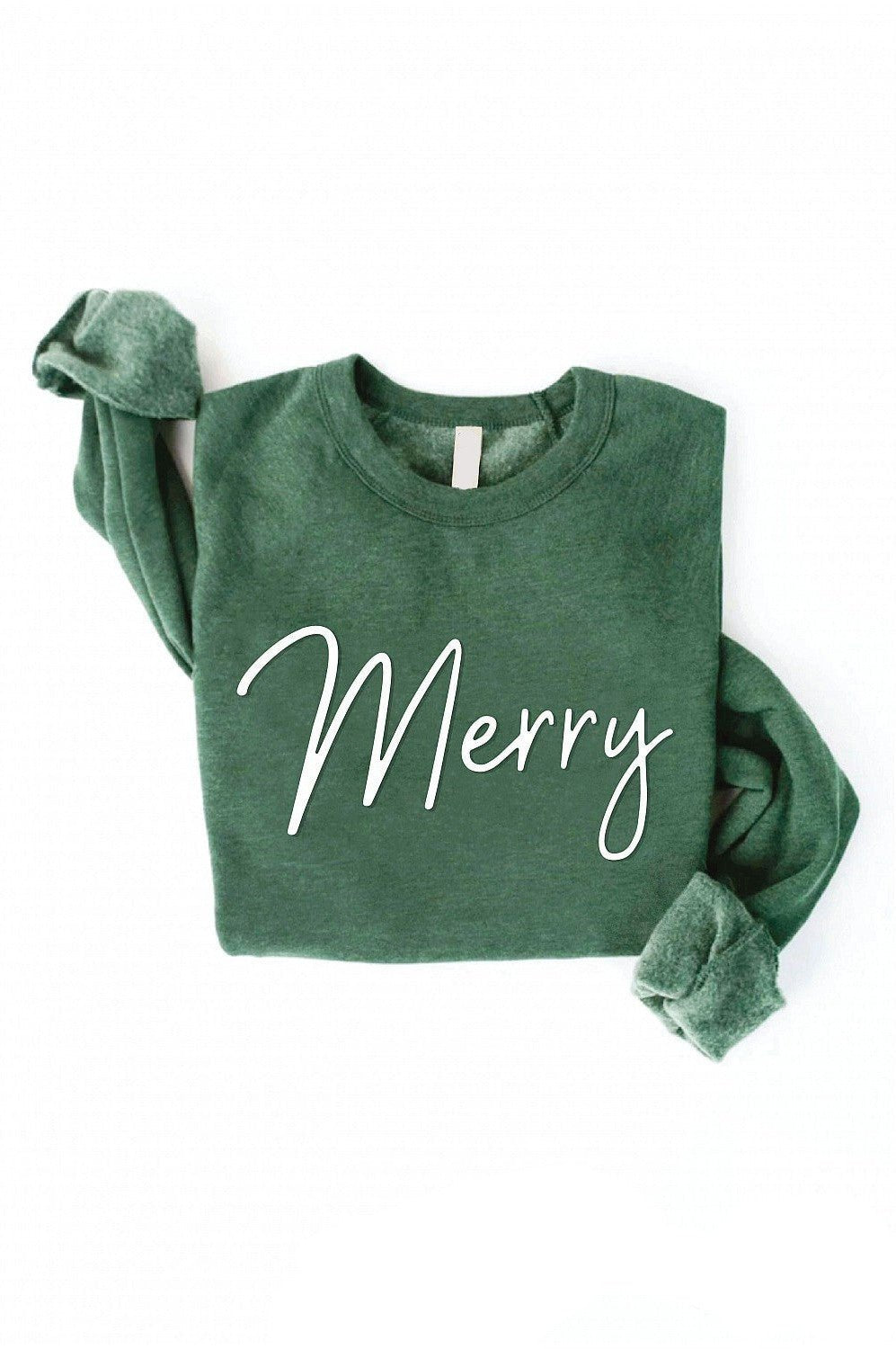 Merry Puff Pullover Heather Forest