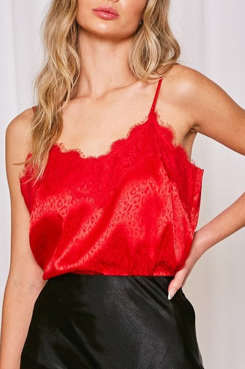 Romance Me Red Camisole
