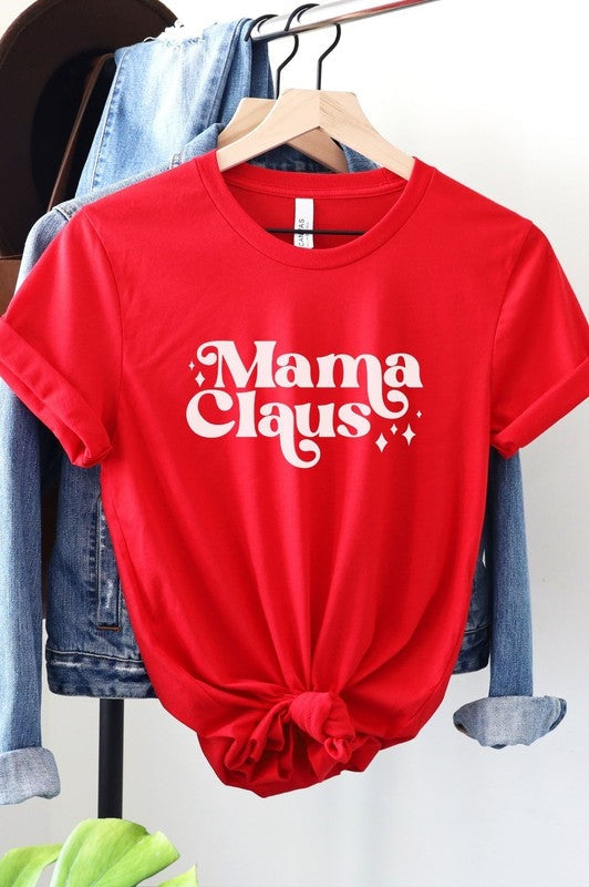 Mama Claus Tee Red