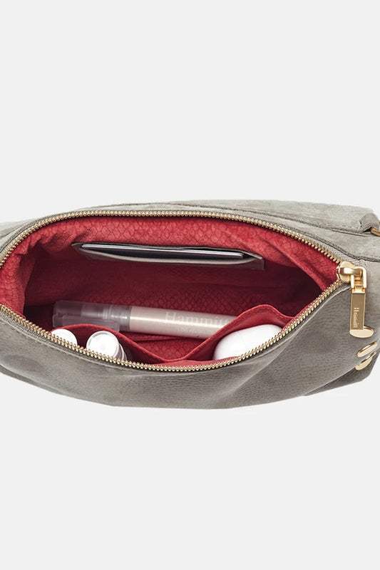 Hammitt Handbag VIP Med Grey Natural Gold