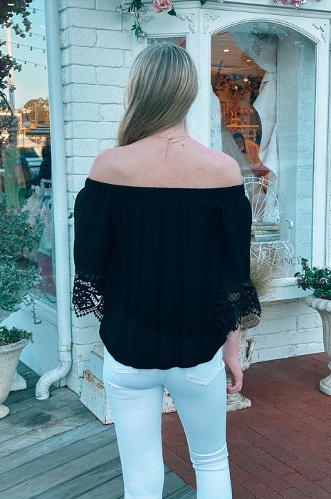 Amore Lace Off The Shoulder Top
