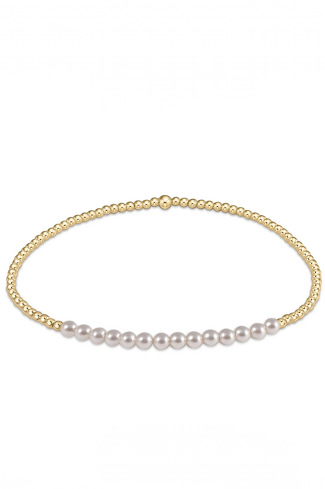 Gold Bliss Bead Bracelet Pearl