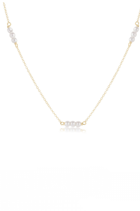 Joy Simplicity Necklace Pearl 2 Sizes