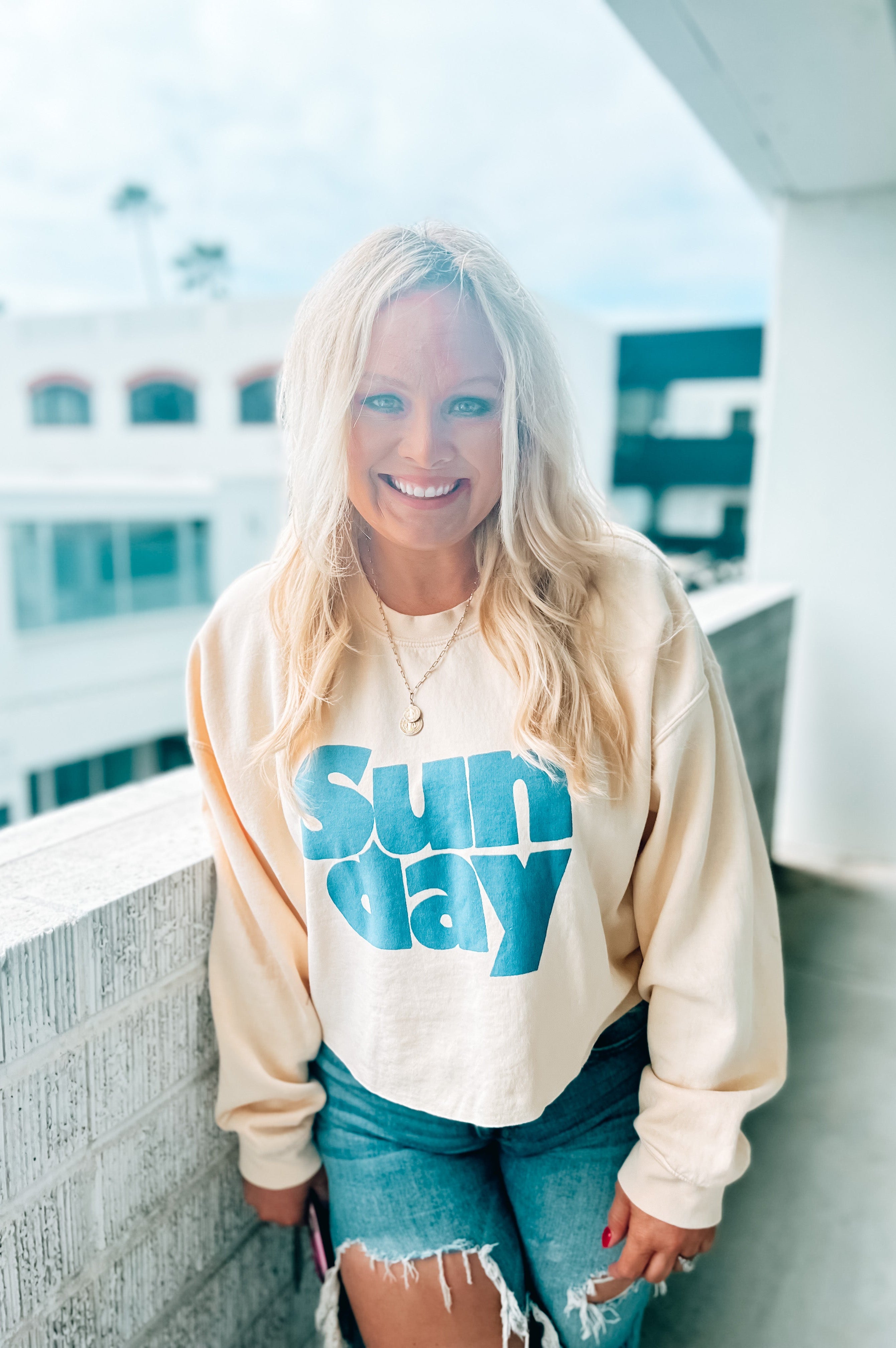 Soft Butter Sun Day Pullover