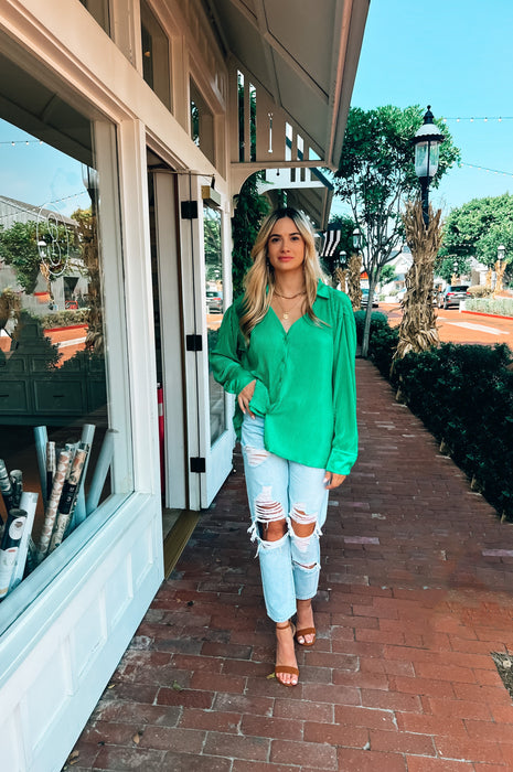Living in Color Blouse Green