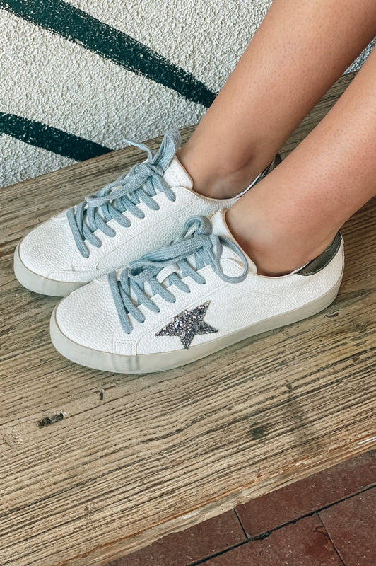 Champagne Casual Star Tennis Shoes