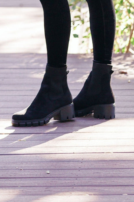 Mill Black Suede Boots