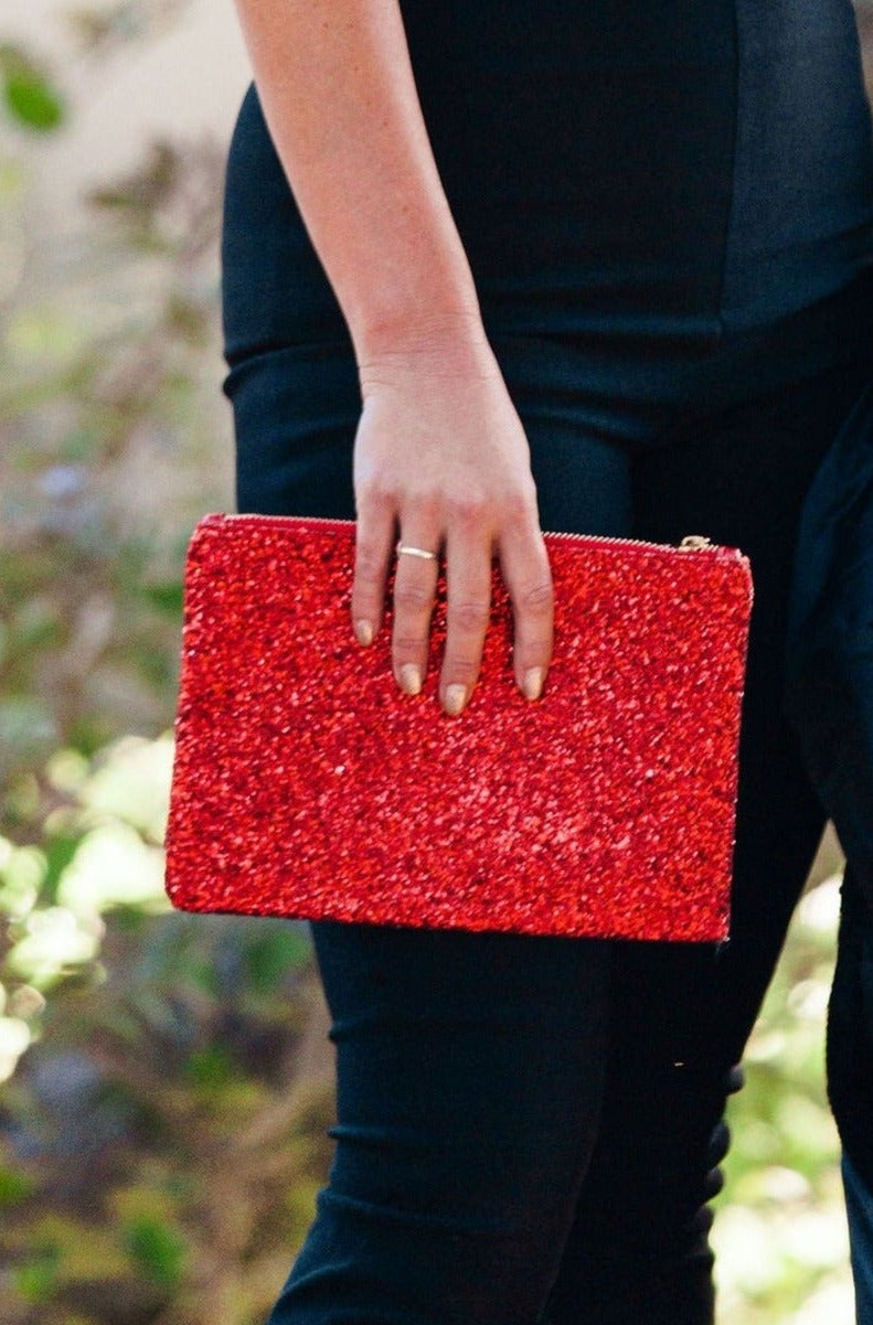 Love to Sparkle Glitter Clutch 3 Colors Available
